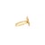18k Gold Diamond Butterfly Ring Whimsical Jewelry for Her Size 8 For Sale In New York - Image 6 of 11