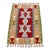 1970s Southwestern Style Geometric Design Handmade Oushak Accent Rug For Sale