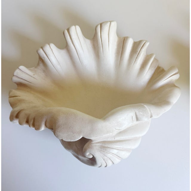 Serge Roche Serge Roche Style Clam Shell Wall Pockets - A Pair For Sale - Image 4 of 13