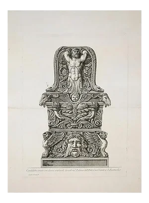 Candelabro ornato con diversi arabeschi\. Etching 1778 1778