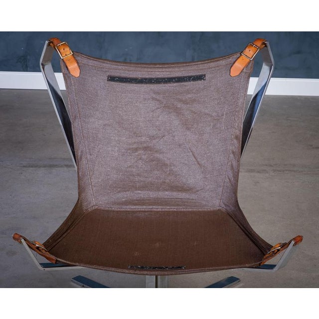 Superstar Armchairs in Leather with Steel Frames, 1970s, Set of 2 For Sale - Image 13 of 17