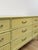 Wood Mid 20th Century Coastal Henry Link Bali Hai Green Faux Bamboo 9 Drawer Dresser Hollywood Regency For Sale - Image 7 of 16