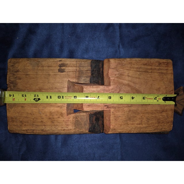 Vintage Mbuzi, a Traditional Folding Coconut-Grater Stool For Sale - Image 10 of 10
