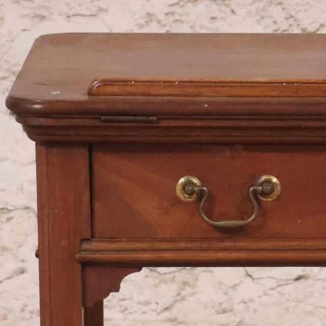 19th Century English Walnut Chippendale Desk For Sale - Image 4 of 5