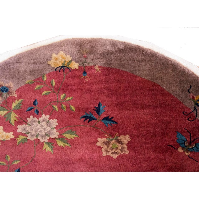 Textile Early 20th Century Chinese Art Deco Rug For Sale - Image 7 of 14