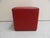 Red Vintage Red Leather Ottoman, 1960s For Sale - Image 8 of 9