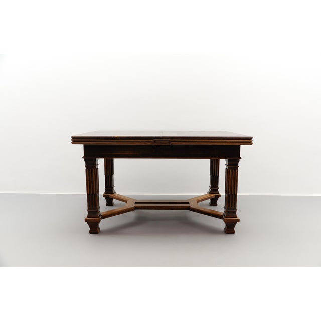 Historic Extendable Dining Table, Germany, 19th Century For Sale - Image 13 of 18