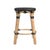 Spritely Home Accent Furniture Tobias 24 in. Seat Height Round Rattan Backless Counter Stool, Black/ Natural Rattan Frame For Sale - Image 4 of 7