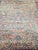 Vintage Oversized Persian Kerman Lavar Rug, Hand-Knotted Wool, Floral Pattern, Ivory & Blue, 11’ X 18’ For Sale - Image 9 of 16