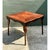 Vintage Dark Bamboo Parquetry Square Game Table For Sale - Image 12 of 12