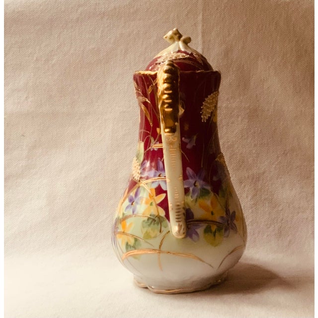 Late 19th Century Antique Japanese Nippon Porcelain Chocolate Set - 13 Pieces For Sale - Image 5 of 12