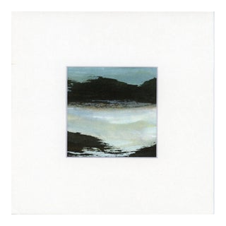 Original Abstract Landscape by JJHogan | Sumi Ink and Watercolor | Into the Pale Mist For Sale