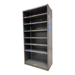 Midcentury Industrial Steel Bookshelf From Borroughs