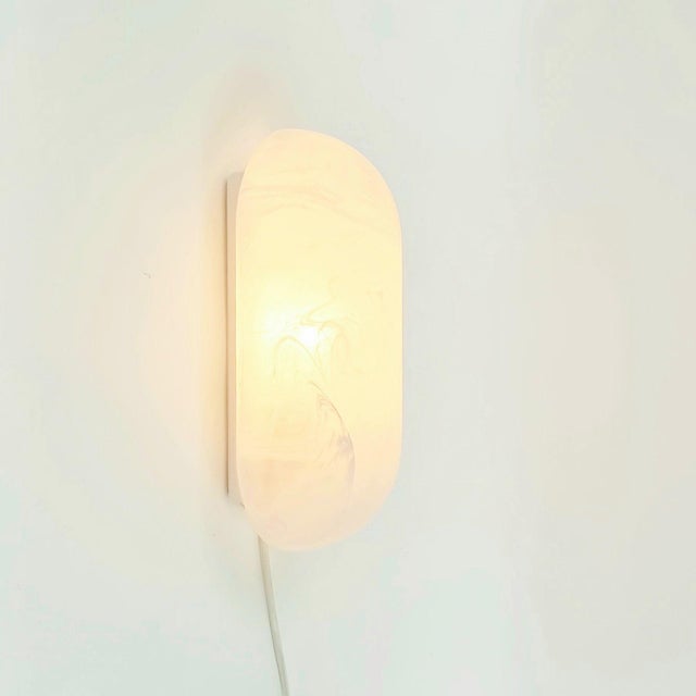 1980s Vintage Glass Wall Lamps from Peill & Putzler, Germany, 1980s, Set of 2 For Sale - Image 5 of 8
