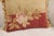 Textile French 19th Century Aubusson Tapestry Pillow with Rose, Foliage and Tassels For Sale - Image 7 of 13