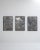 Abstract Metal Triptych in Wooden Frame - 3 Pieces For Sale - Image 10 of 13