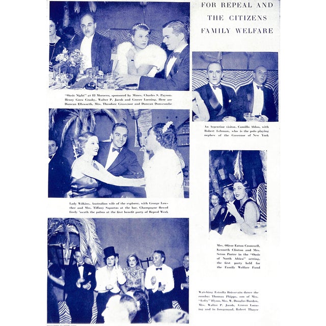 Traditional "John Perona's El Morocco Family Album" 1937 Zerbe, Jerome [Photographs By] For Sale - Image 3 of 9