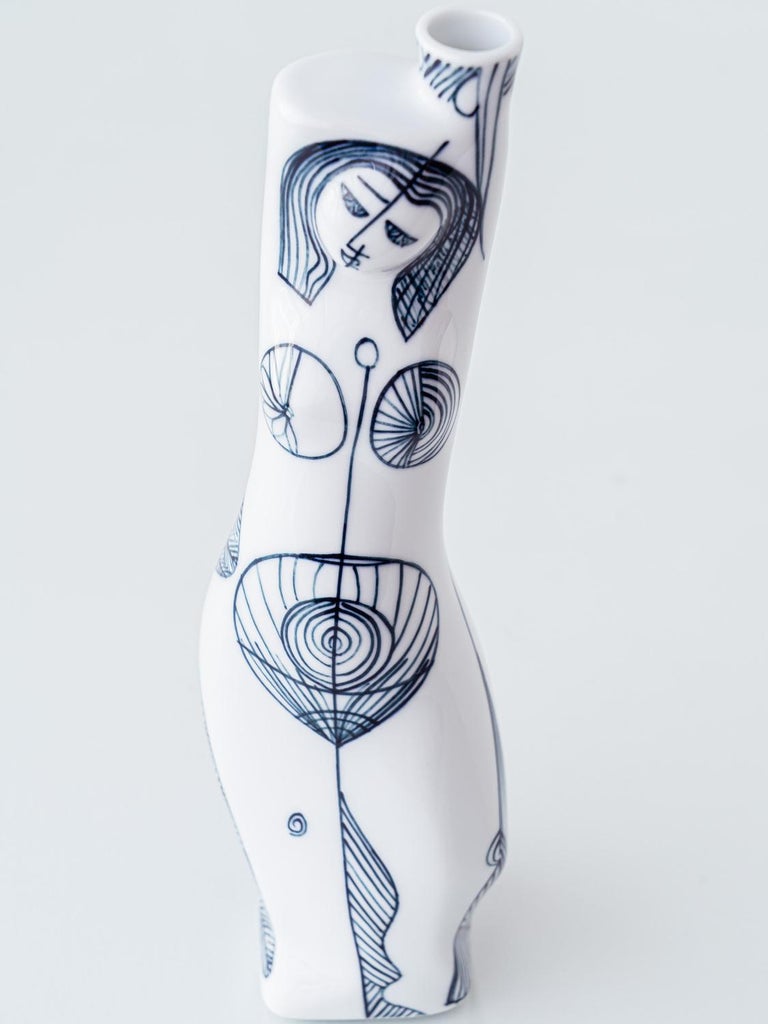 Anthropomorphic Figural Vases by Sargadelos, Set of 2 | Chairish