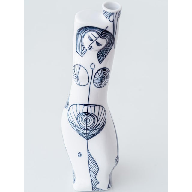 Anthropomorphic Figural Vases by Sargadelos, Set of 2 For Sale - Image 6 of 13