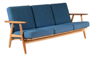 GE240 Cigar Sofa by Hans J. Wegner for Getama, Denmark, 1950s
