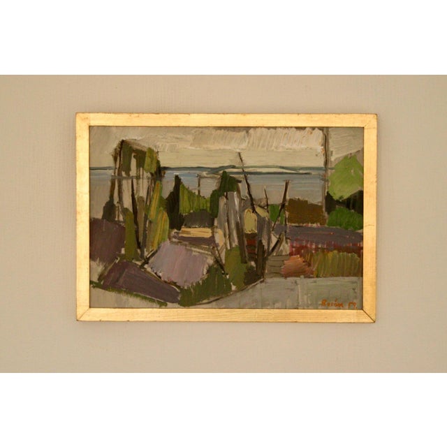 Sven Olof Rosén, View, 1950s, Oil on Panel, Framed For Sale - Image 4 of 16