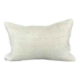 16 x 24 Hemp Pillow Turkish Cushion Natural White Pillow Cushion Cover For Sale