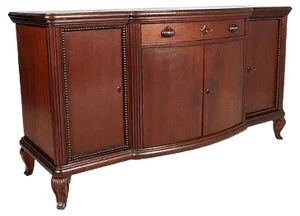 Art Deco Swiss Oak Sideboard from E. Schwarz Zurich, 1930s