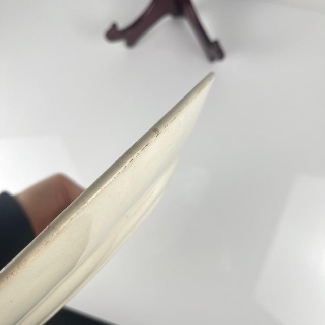 Round Fontainebleau Dish in Ironstone from KG Lunéville, 1890s For Sale - Image 10 of 13