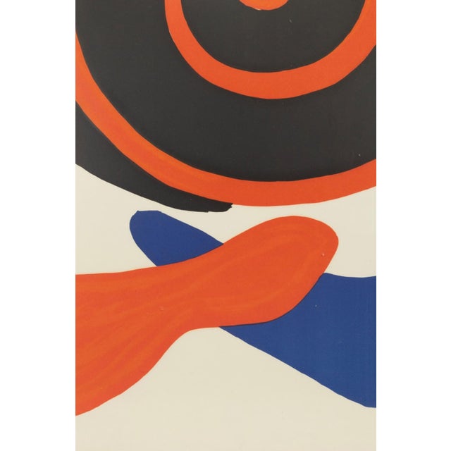 Paper Alexander Calder - Spirals 1969 Color Lithograph on Paper Framed Modern Prints For Sale - Image 7 of 8