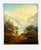 German School Artist, Mountain Landscape, Oil on Canvas, 19th Century For Sale - Image 8 of 8