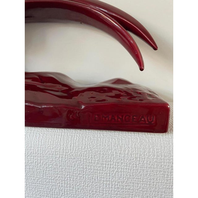 Vintage Art Deco Ceramic Pheasant from Saint Clement, 1930s For Sale - Image 6 of 15