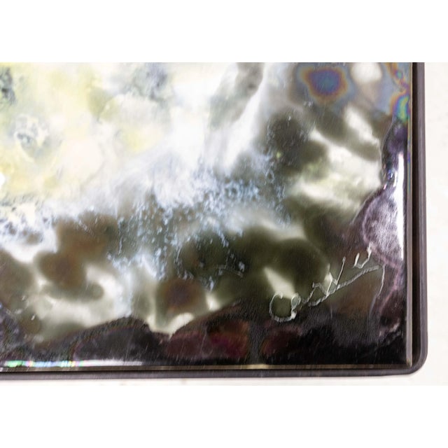 1960s French Coffee Table in Iron and Ceramic, 1960 For Sale - Image 5 of 6