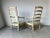 Vintage French Provincial - Style High. Ladder Back Arm Lounge Chairs - A Pair/ Sold For Sale - Image 11 of 13