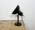 Mid-Century Modern Vintage Black Enamel Table Photo Lamp, 1950s For Sale - Image 3 of 18