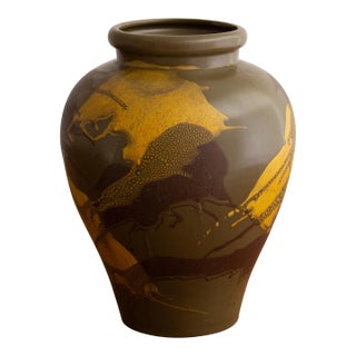 Royal Haeger “Earth Wrap” Urn Form Vase For Sale