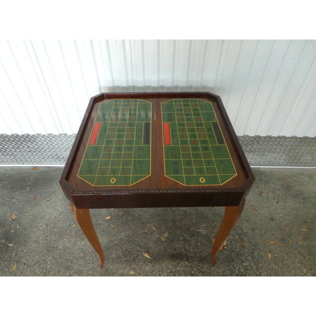 Brown Vintage Sorrento Multiple Use Gaming Table For Sale - Image 8 of 13