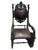 Antique Gothic Revival Carved Wood Rocking Chair Griffin Lion Figural Rocker 54" For Sale - Image 15 of 17