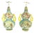 Late 20th Century Chinese Plique-√†-Jour Enamel Double Gourd Vases - a Pair For Sale