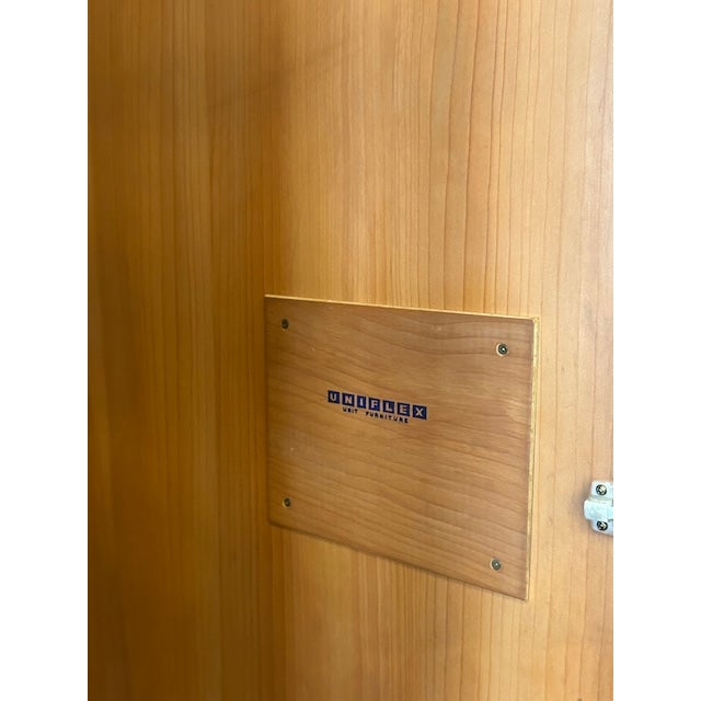 Double Door Teak Armoire by Uniflex C. 1960's For Sale In San Francisco - Image 6 of 6