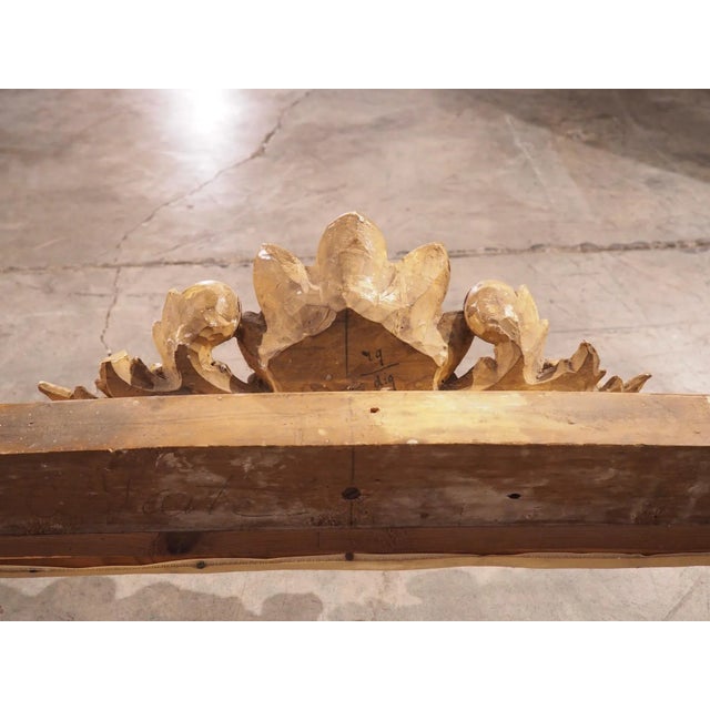 Circa 1850 Long Antique French Giltwood Valances or “Cantonnieres”- a Pair For Sale - Image 10 of 13