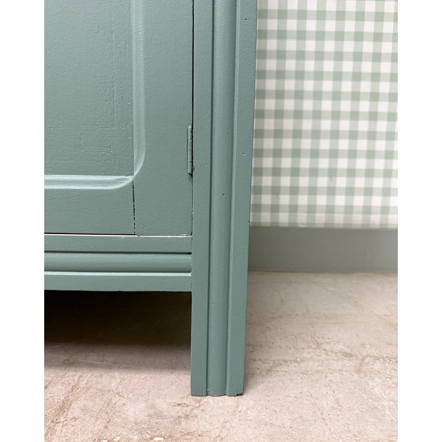 Wood Art Deco Green Sideboard, 1930s For Sale - Image 7 of 16