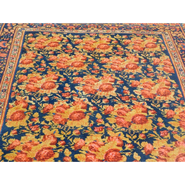 Vintage Persian Bijar Rug. 4'10"x 6'2" For Sale - Image 10 of 11