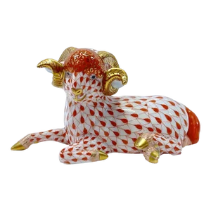 Herend Mountain Ram Figurine