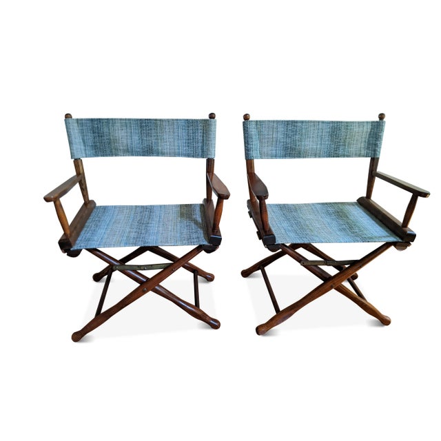 1960s Gold Medal Furniture Co. Director's Chair a Pair Chairish