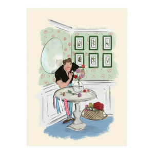 "The Flower Arranger" Limited Edition Print on Etching Paper by Tug Rice 2020