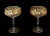 Art Deco Set of 9 Venetian Hand Blown Cut Crystal Champagne Stemware, 1920 For Sale - Image 3 of 5