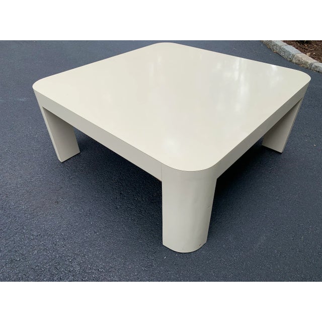Vintage Coffee Table in Cream Formica For Sale - Image 11 of 12