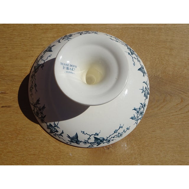Small Terre De Fer Compote Dish from HB & Cie, 1890s For Sale - Image 18 of 18