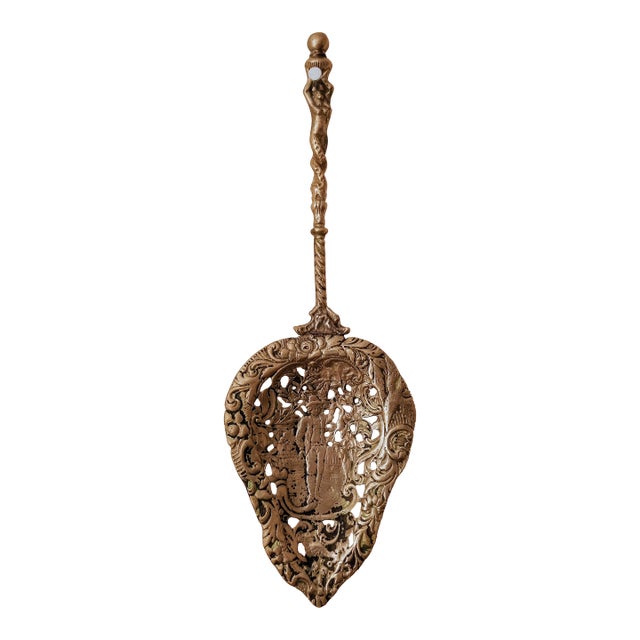 Italian Mermaid Montagnani Serving Spoon Server For Sale