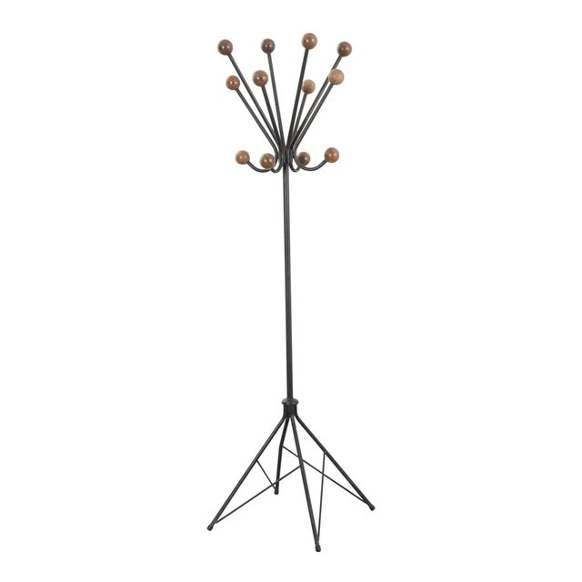 1920s French Art Deco Coat Rack For Sale - Image 9 of 10